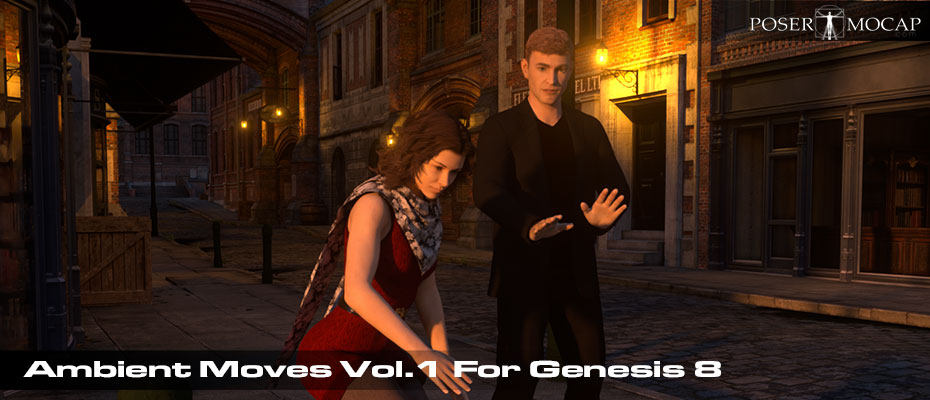 Ambient Moves Volume 1 For Genesis 8 Now Available