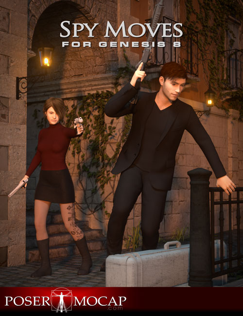 Spy Moves for Daz3D Genesis 8